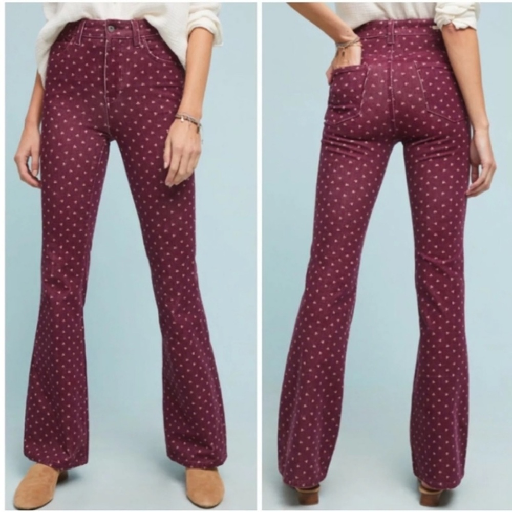 Pilcro and the Letterpress Flare Corduroy Pants